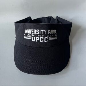 Under Armour Visor University Park Country Club Black Strap Back Hat Men’s OSFA
